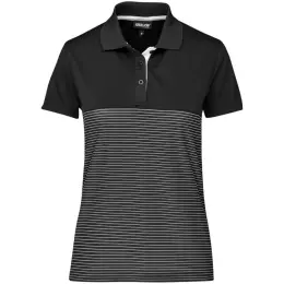 Ladies Maestro Golf Shirt Black Front